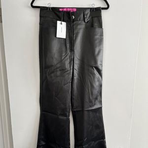 GAUGE81 Athy faux leather flared pants